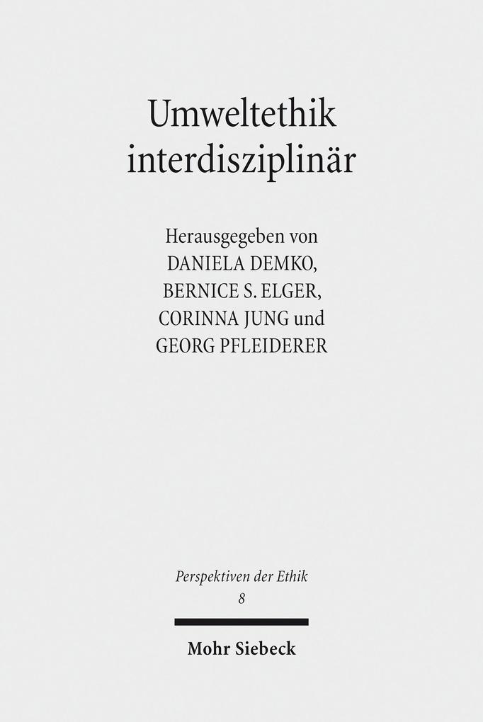 Produktbild: Umweltethik interdisziplinär