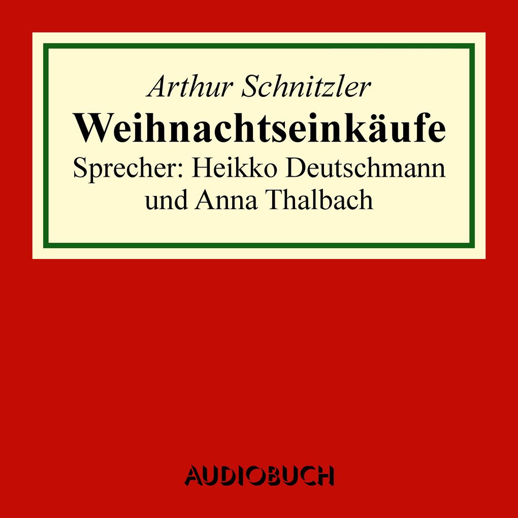 Produktbild: Weihnachtseinkäufe | Arthur Schnitzler