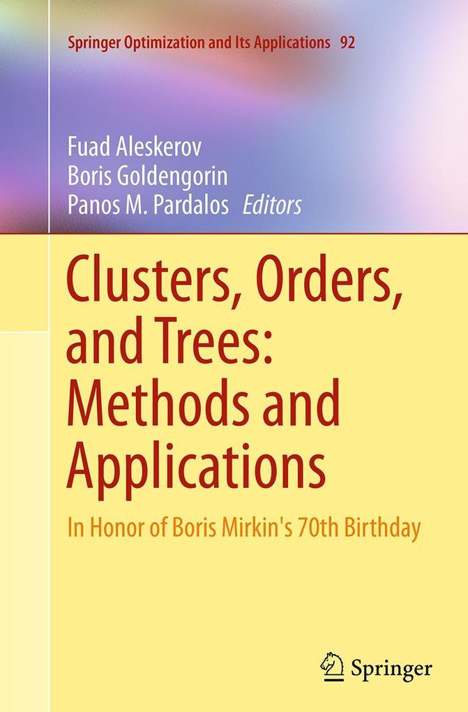 Produktbild: Clusters, Orders, and Trees