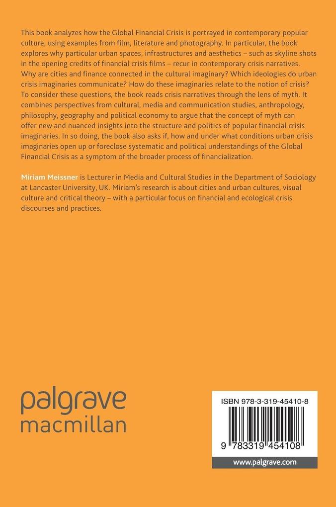 Weitere Ansicht: Narrating the Global Financial Crisis | Miriam Meissner
