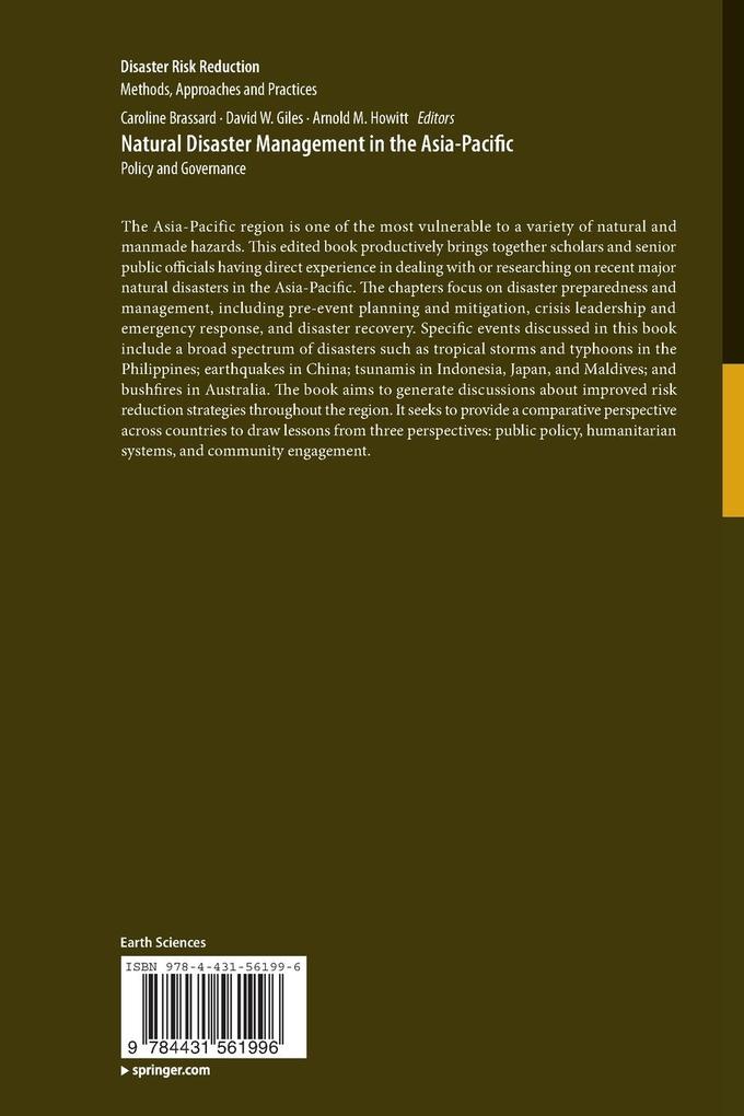 Weitere Ansicht: Natural Disaster Management in the Asia-Pacific