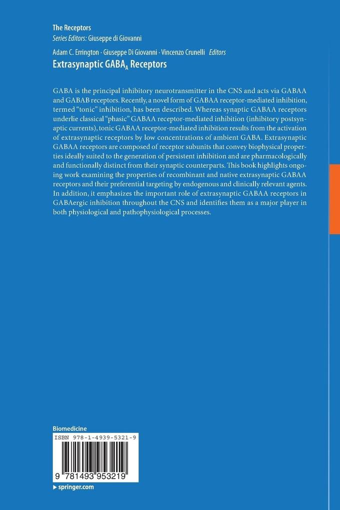 Weitere Ansicht: Extrasynaptic GABAA Receptors