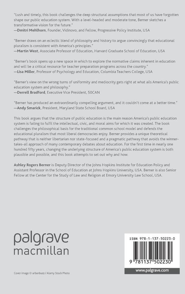 Weitere Ansicht: Pluralism and American Public Education | Ashley Rogers Berner