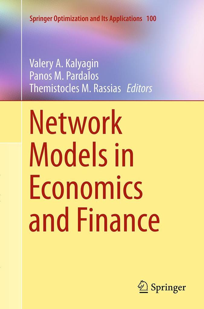 Produktbild: Network Models in Economics and Finance