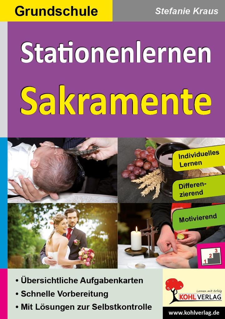 Produktbild: Stationenlernen Sakramente / Grundschule | Stefanie Kraus