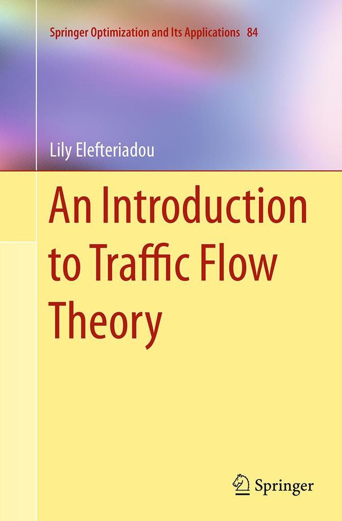 Produktbild: An Introduction to Traffic Flow Theory | Lily Elefteriadou