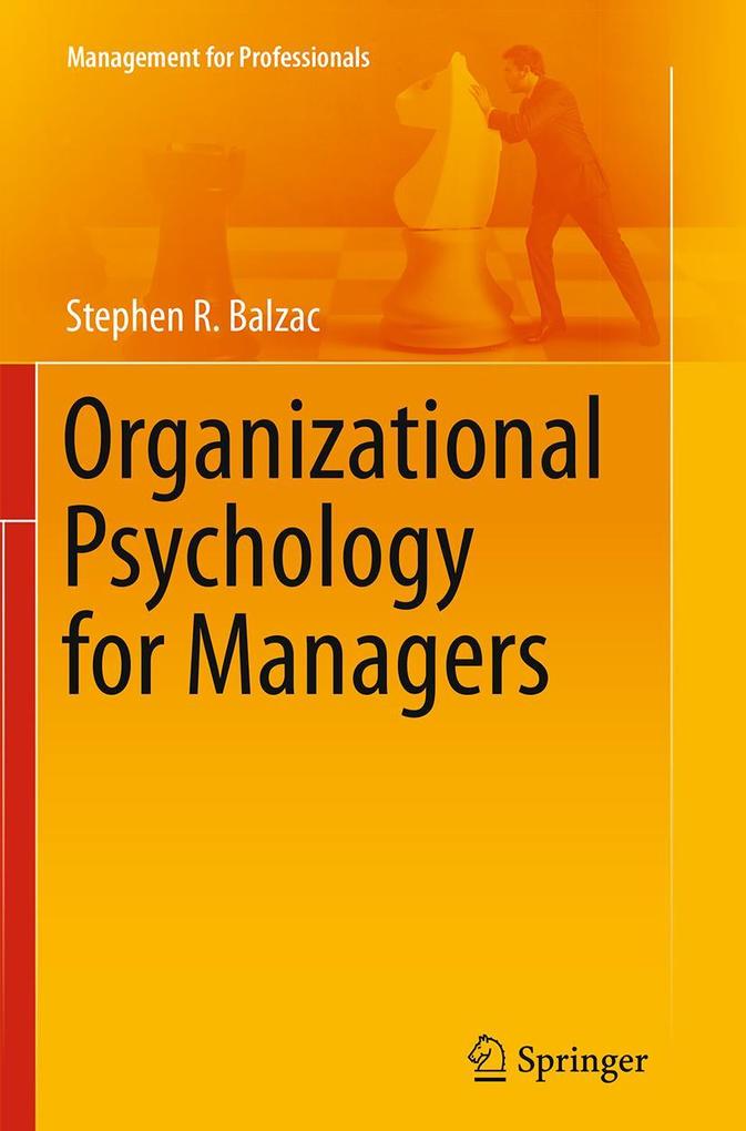 Produktbild: Organizational Psychology for Managers | Stephen R. Balzac