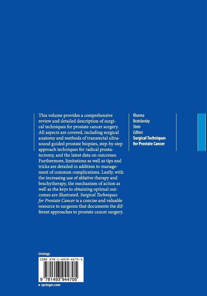 Weitere Ansicht: Surgical Techniques for Prostate Cancer