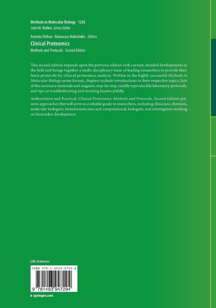 Weitere Ansicht: Clinical Proteomics