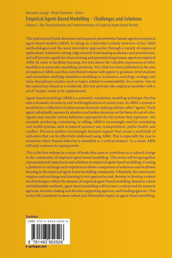 Weitere Ansicht: Empirical Agent-Based Modelling - Challenges and Solutions