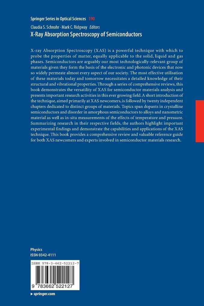 Weitere Ansicht: X-Ray Absorption Spectroscopy of Semiconductors