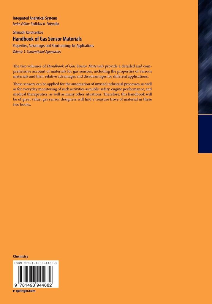 Weitere Ansicht: Handbook of Gas Sensor Materials | Ghenadii Korotcenkov