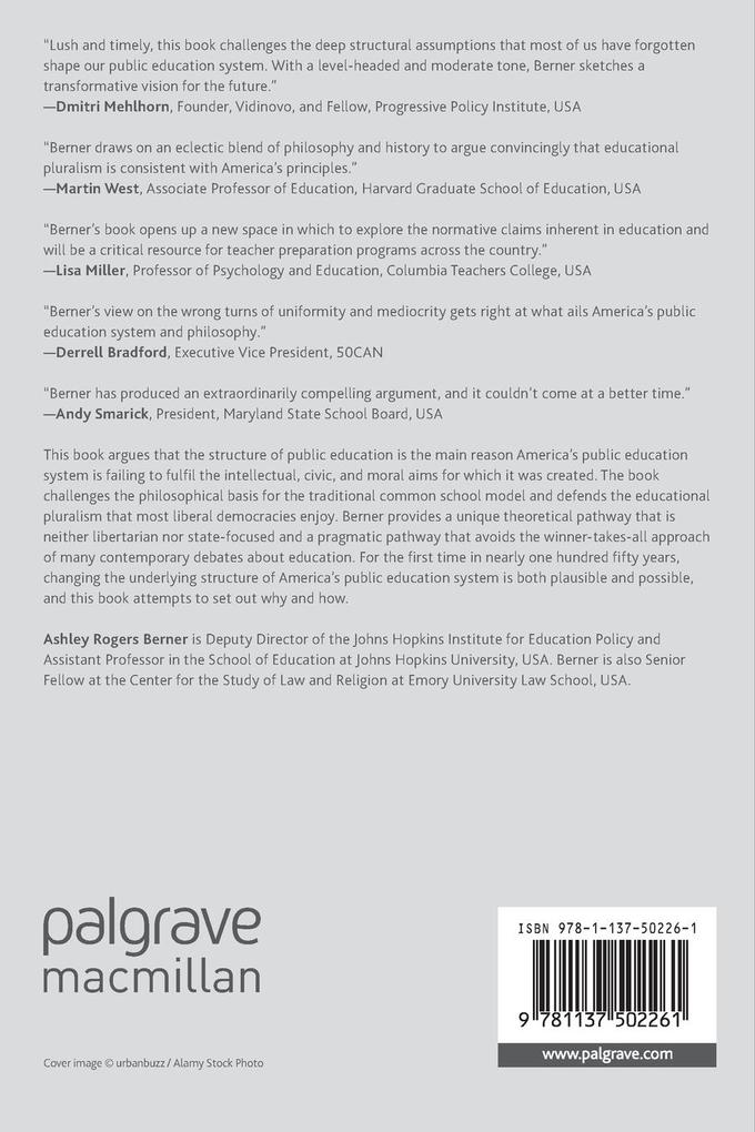 Weitere Ansicht: Pluralism and American Public Education | Ashley Rogers Berner