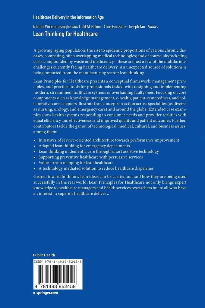 Weitere Ansicht: Lean Thinking for Healthcare