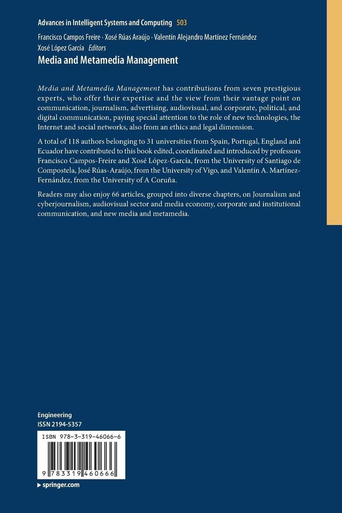 Weitere Ansicht: Media and Metamedia Management