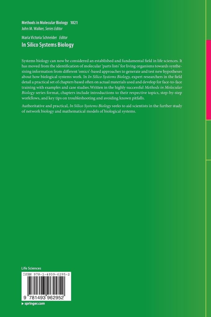 Weitere Ansicht: In Silico Systems Biology