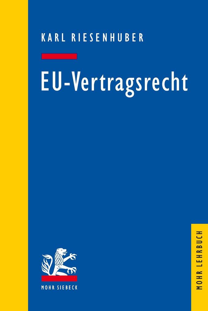 Produktbild: EU-Vertragsrecht | Karl Riesenhuber