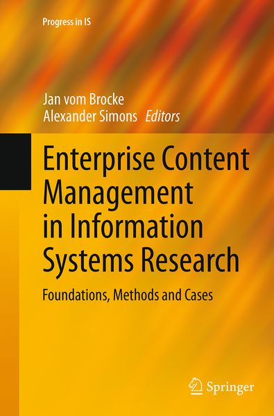 Produktbild: Enterprise Content Management in Information Systems Research