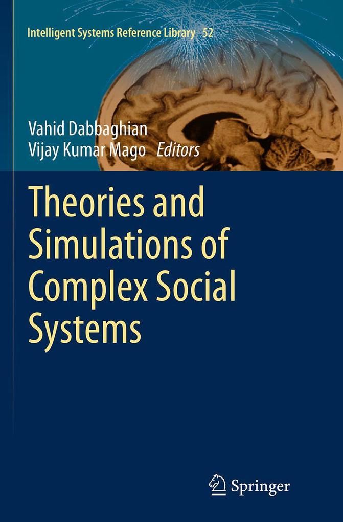Produktbild: Theories and Simulations of Complex Social Systems