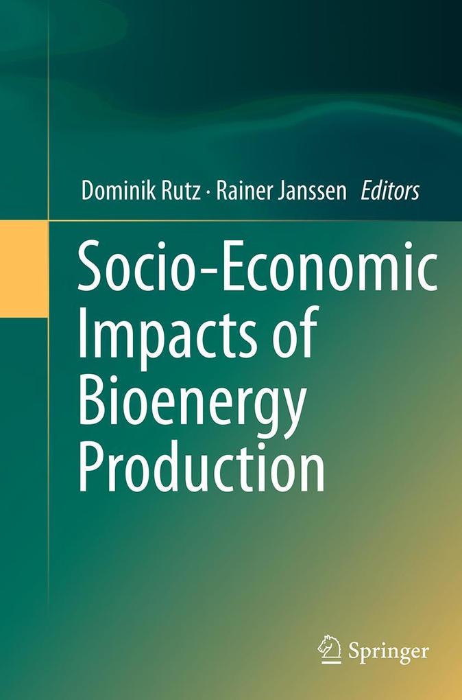 Produktbild: Socio-Economic Impacts of Bioenergy Production