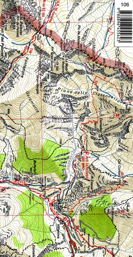 Weitere Ansicht: IGC Italien 1 : 25 000 Wanderkarte 106 Monviso