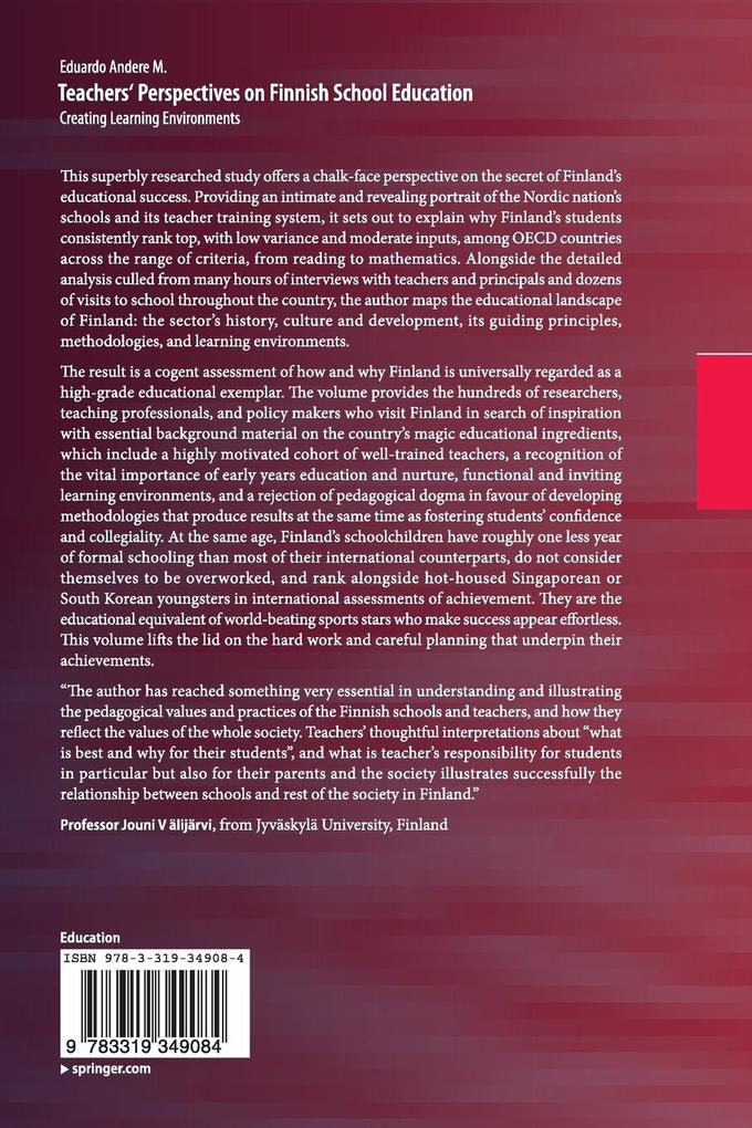 Weitere Ansicht: Teachers' Perspectives on Finnish School Education | Eduardo Andere M