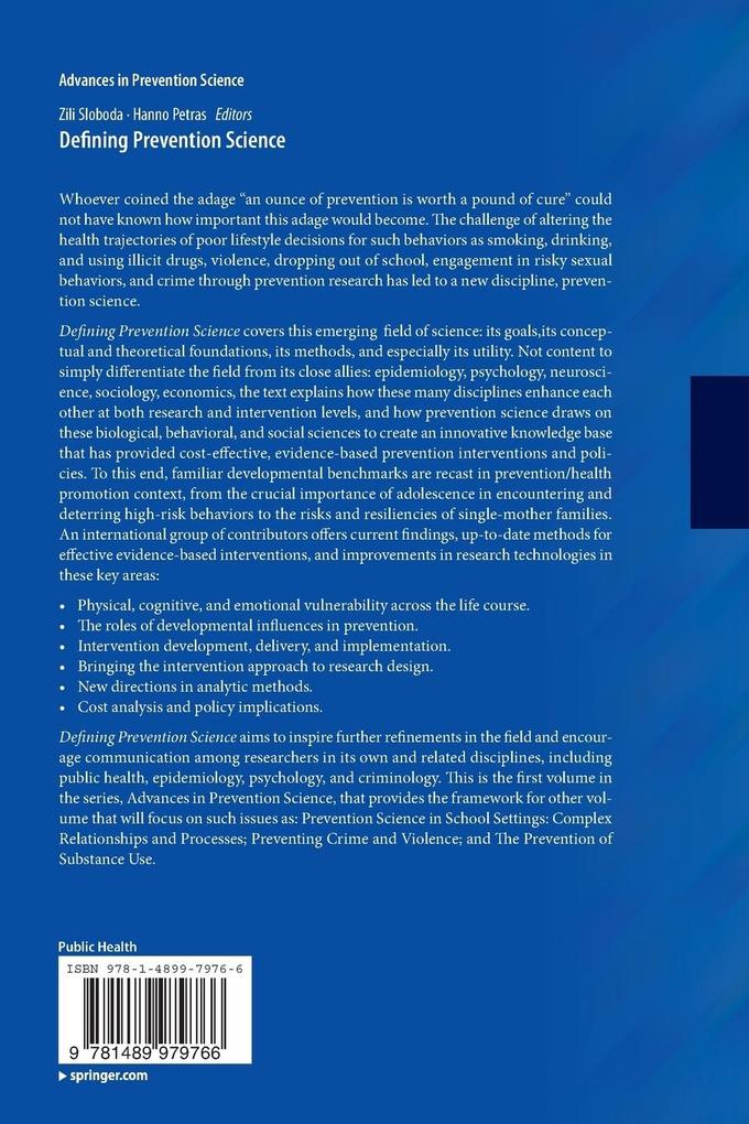 Weitere Ansicht: Defining Prevention Science