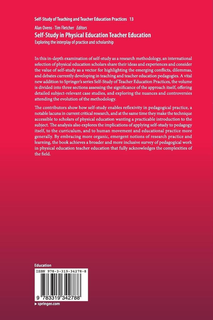 Weitere Ansicht: Self-Study in Physical Education Teacher Education