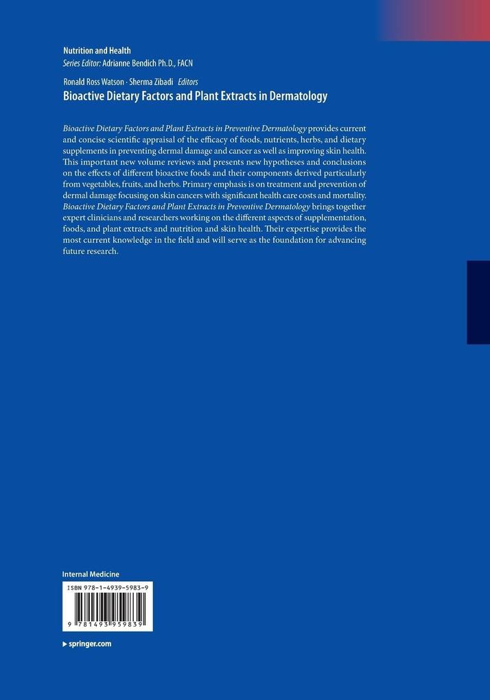 Weitere Ansicht: Bioactive Dietary Factors and Plant Extracts in Dermatology