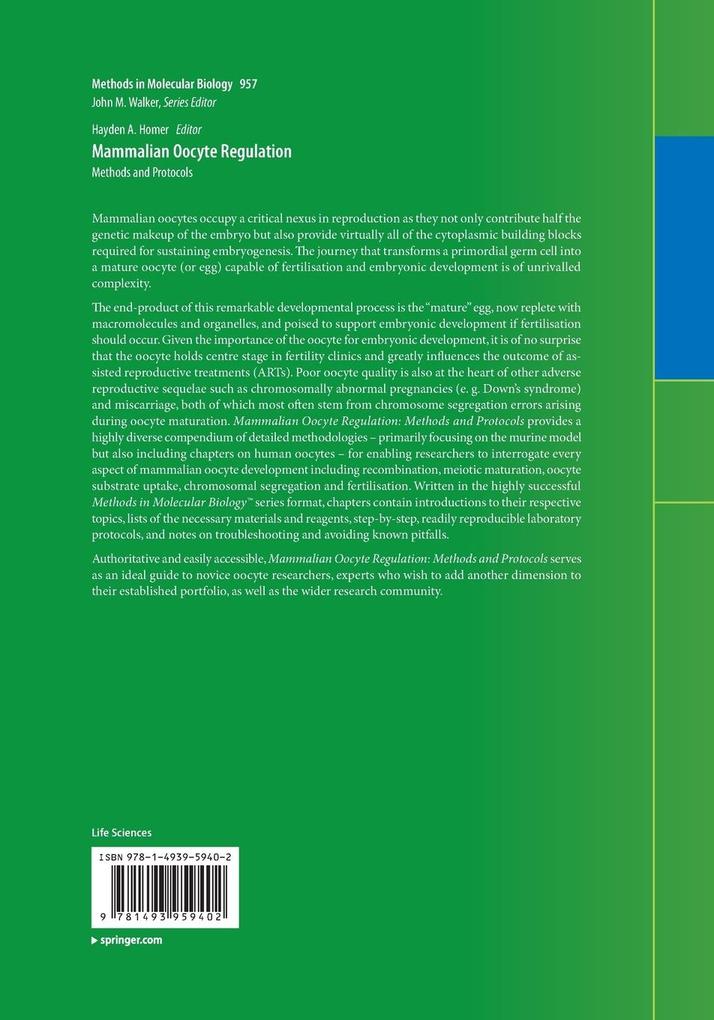 Weitere Ansicht: Mammalian Oocyte Regulation