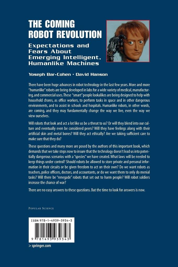 Weitere Ansicht: The Coming Robot Revolution | Yoseph Bar-Cohen, David Hanson