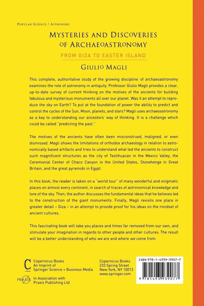 Weitere Ansicht: Mysteries and Discoveries of Archaeoastronomy | Giulio Magli