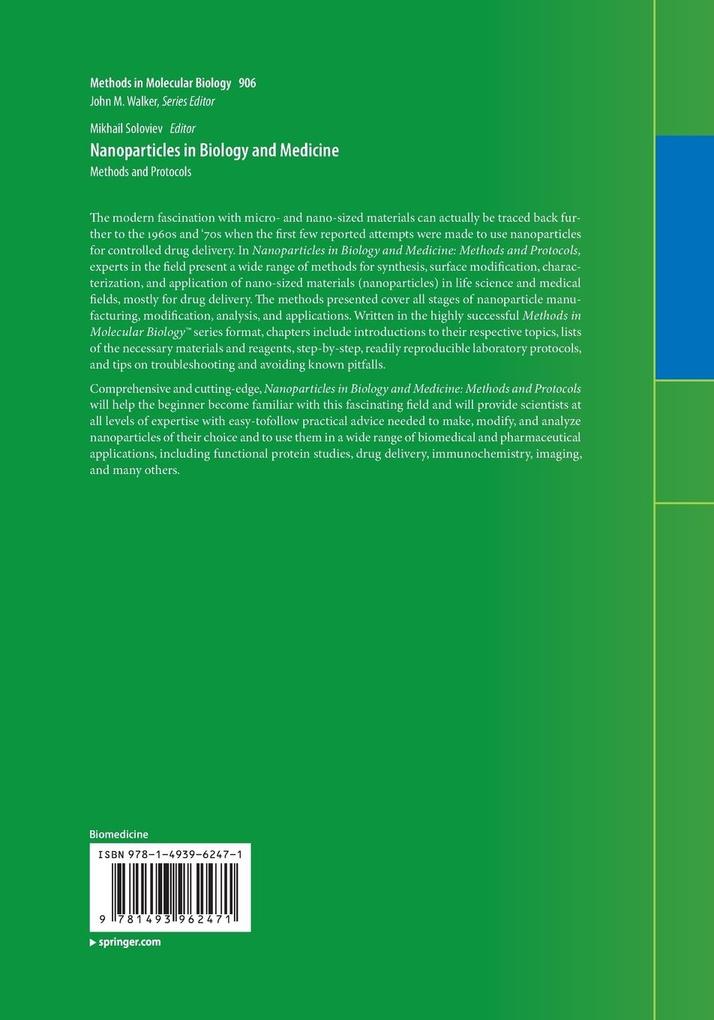 Weitere Ansicht: Nanoparticles in Biology and Medicine