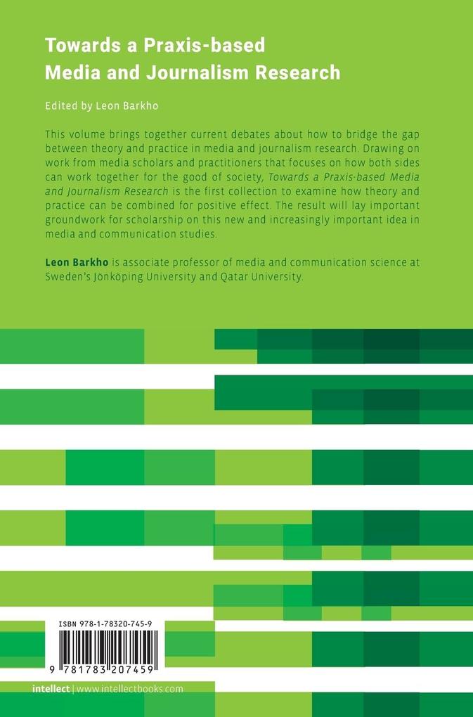 Weitere Ansicht: Towards a Praxis-based Media and Journalism Research