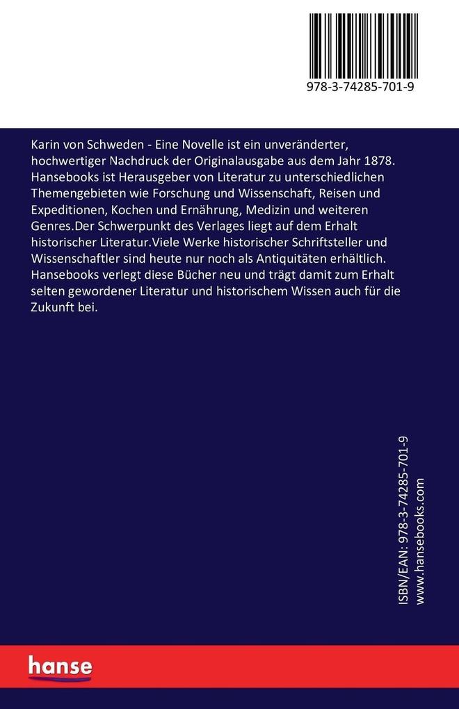 Weitere Ansicht: Karin von Schweden | Wilhelm Jensen