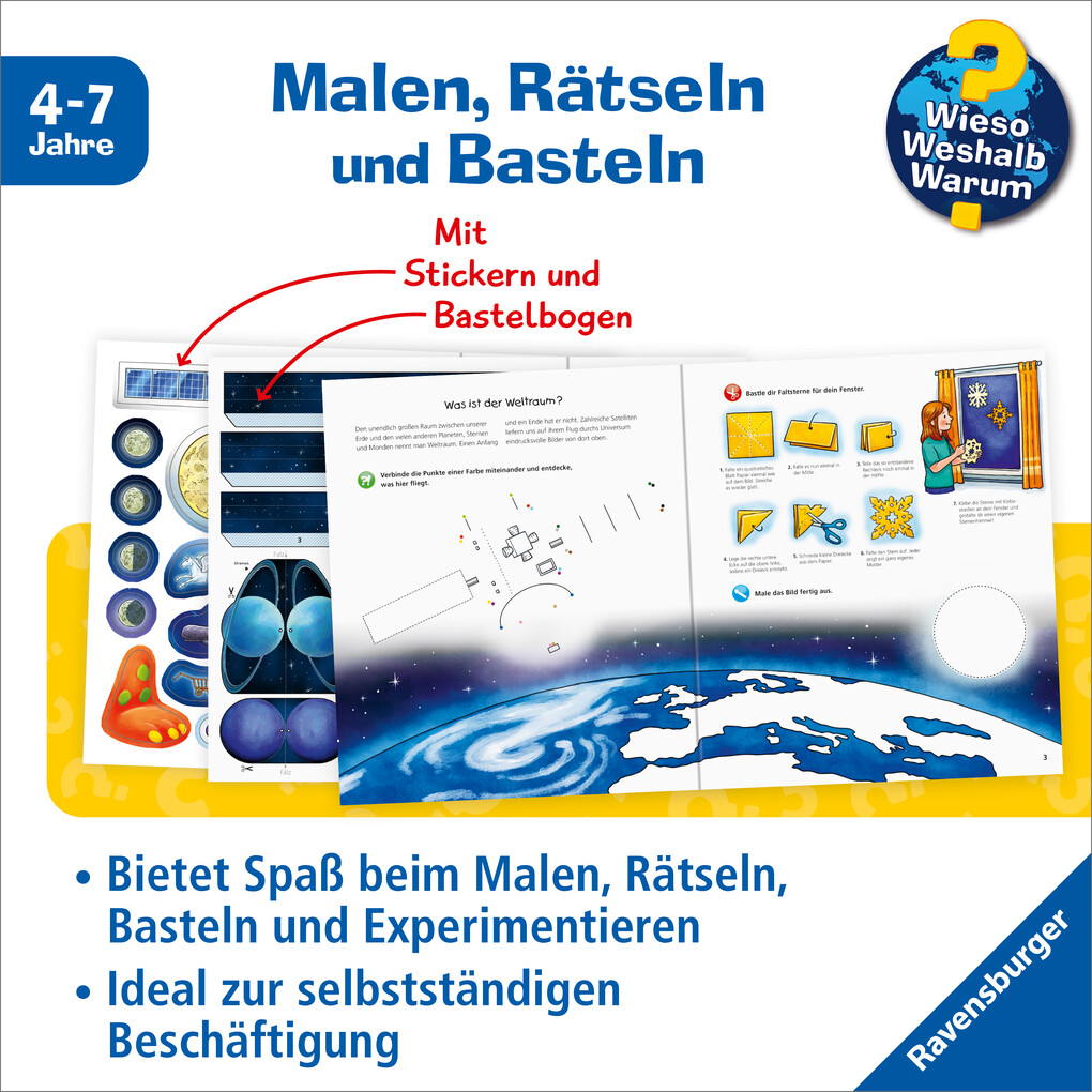 Weitere Ansicht: Wieso? Weshalb? Warum? aktiv-Heft: Weltraum | Dominique Conte