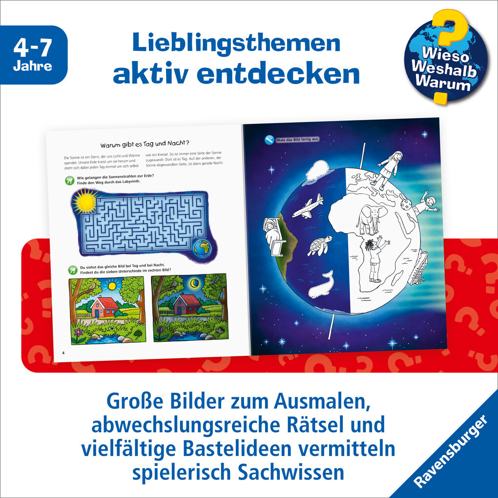 Weitere Ansicht: Wieso? Weshalb? Warum? aktiv-Heft: Weltraum | Dominique Conte