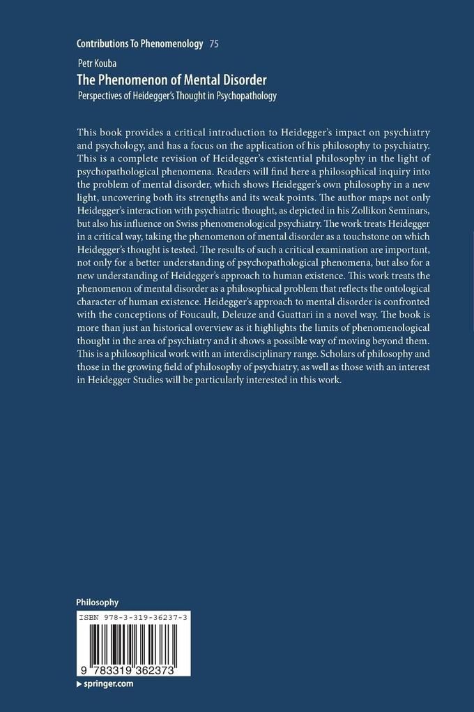 Weitere Ansicht: The Phenomenon of Mental Disorder | Petr Kouba