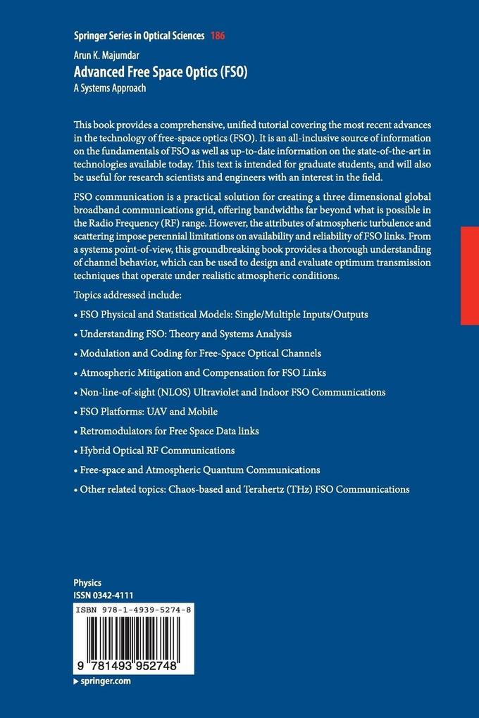 Weitere Ansicht: Advanced Free Space Optics (FSO) | Arun K. Majumdar