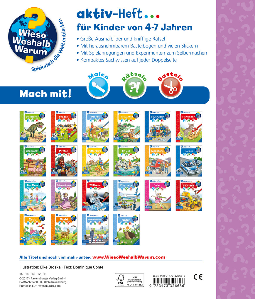 Weitere Ansicht: Wieso? Weshalb? Warum? aktiv-Heft: Prinzessinnen | Dominique Conte