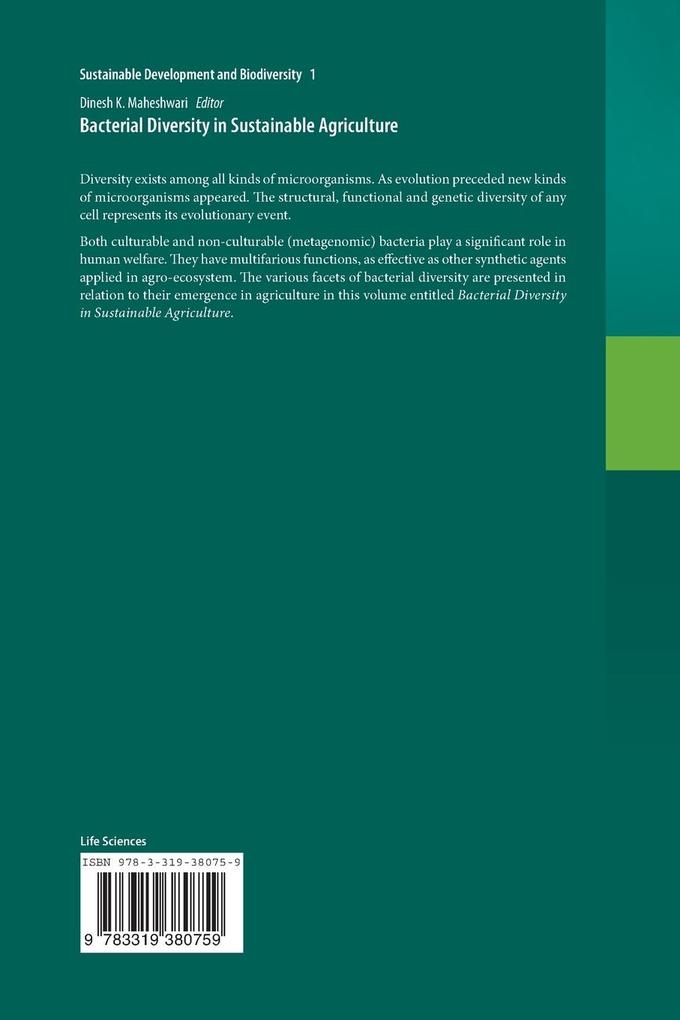 Weitere Ansicht: Bacterial Diversity in Sustainable Agriculture