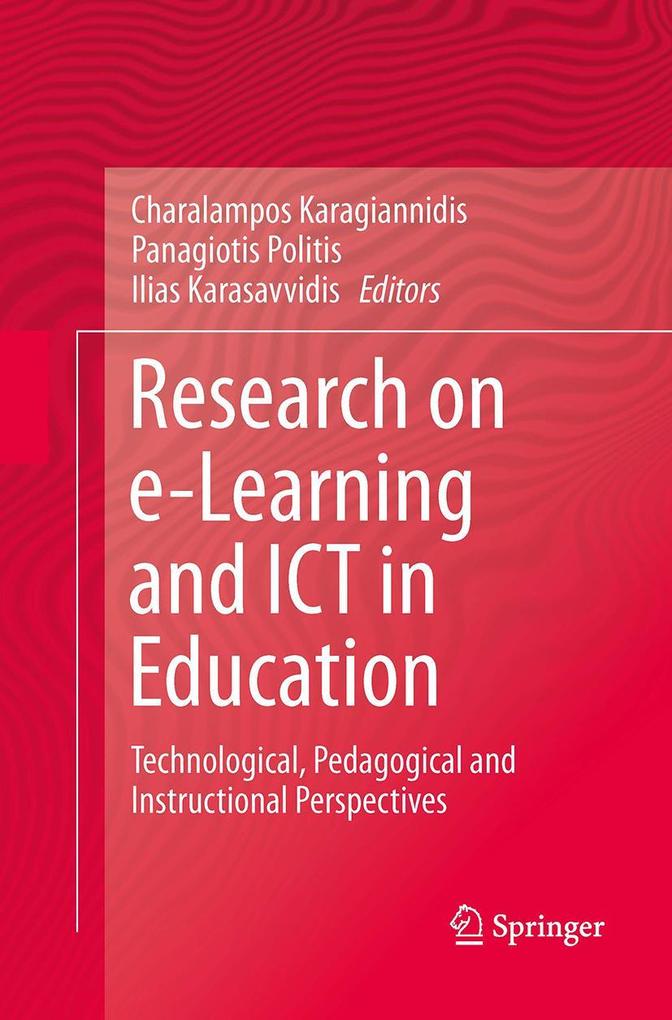 Produktbild: Research on e-Learning and ICT in Education