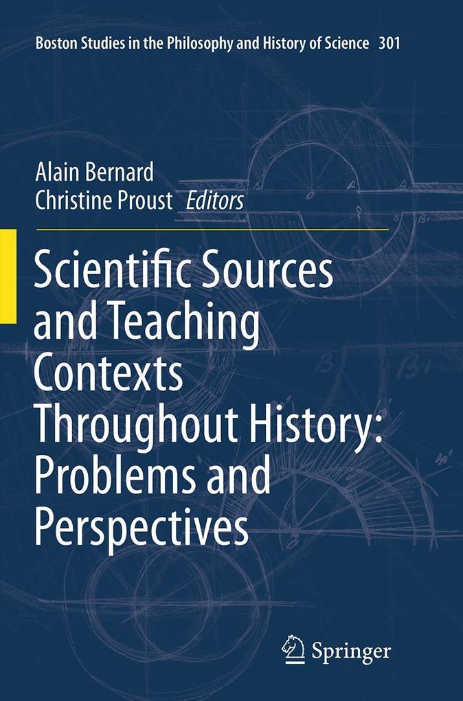 Produktbild: Scientific Sources and Teaching Contexts Throughout History