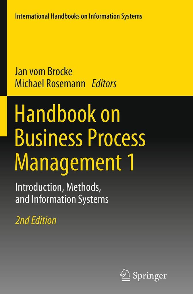 Produktbild: Handbook on Business Process Management 1