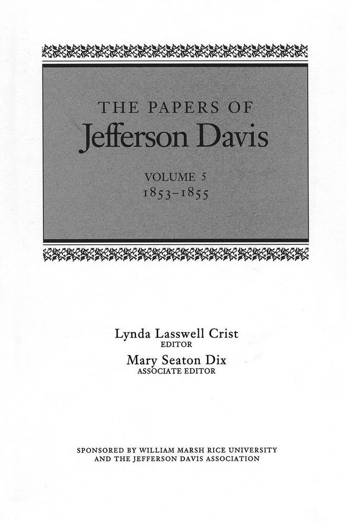 Produktbild: The Papers of Jefferson Davis | Jefferson Davis