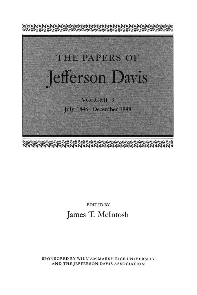 Produktbild: The Papers of Jefferson Davis | Jefferson Davis