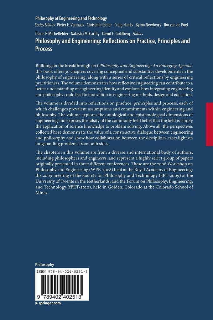 Weitere Ansicht: Philosophy and Engineering: Reflections on Practice, Principles and Process