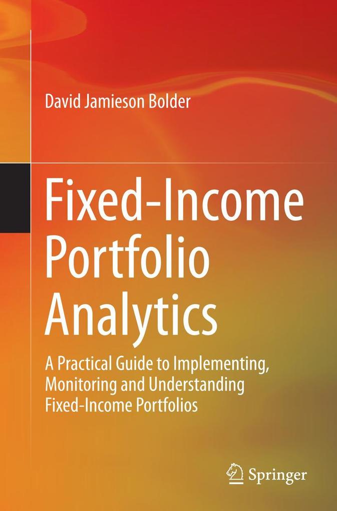 Produktbild: Fixed-Income Portfolio Analytics | David Jamieson Bolder