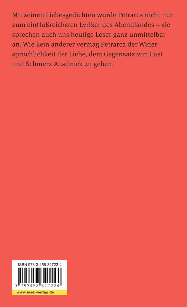 Weitere Ansicht: Liebesgedichte an Laura | Francesco Petrarca