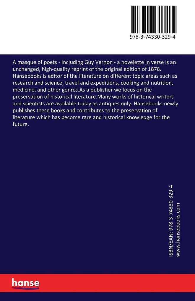 Weitere Ansicht: A masque of poets | George Parsons Lathrop